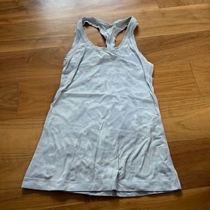 Lululemon racerback white camo tank top